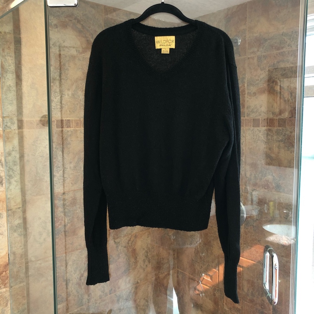 Wildfox White Label V-Neck Sweater
